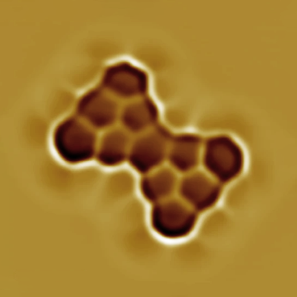 Pictured: Clar's goblet, whose unconventional bow-tie shape leads to unusual properties for a carbon-based material – such as magnetism