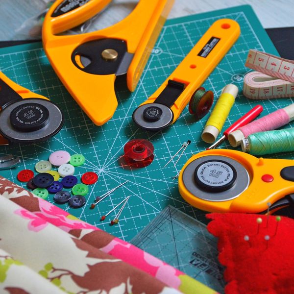 Sewing supplies.