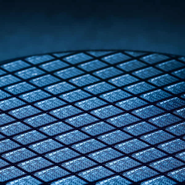 blue wafer