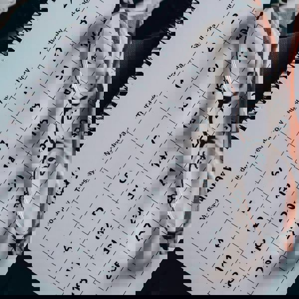 A calendar soon to be filled with exciting events. 