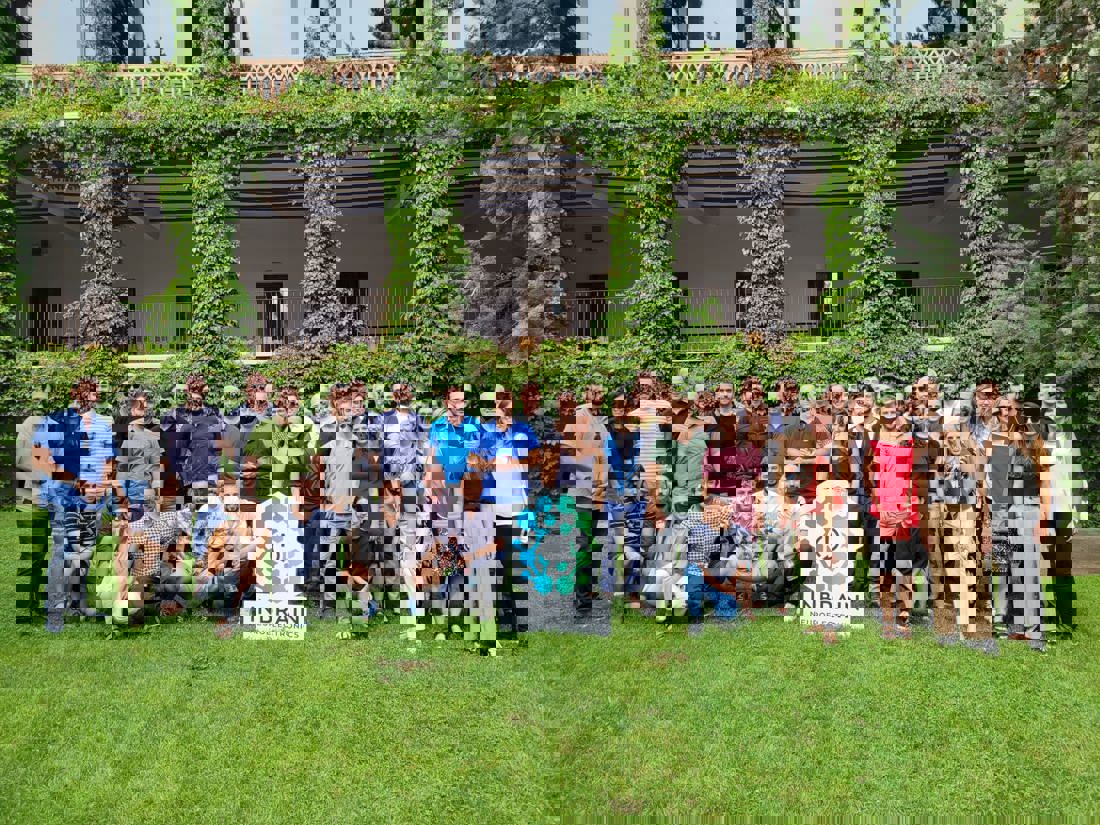 The INBRAIN Neuroelectronics team, a truly diverse group of 50 people from more than 14 different countries