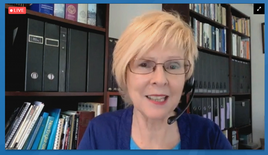 image of Jane Powell moderating Graphene Week 2021