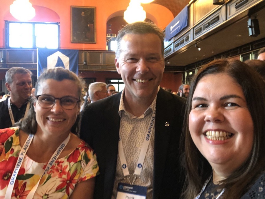 Luciana Löberg during Graphene Week 2022 in Munich.  